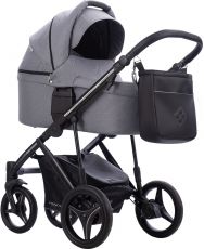 Детская коляска 2 в 1 Bebetto Pascal (03) light gray